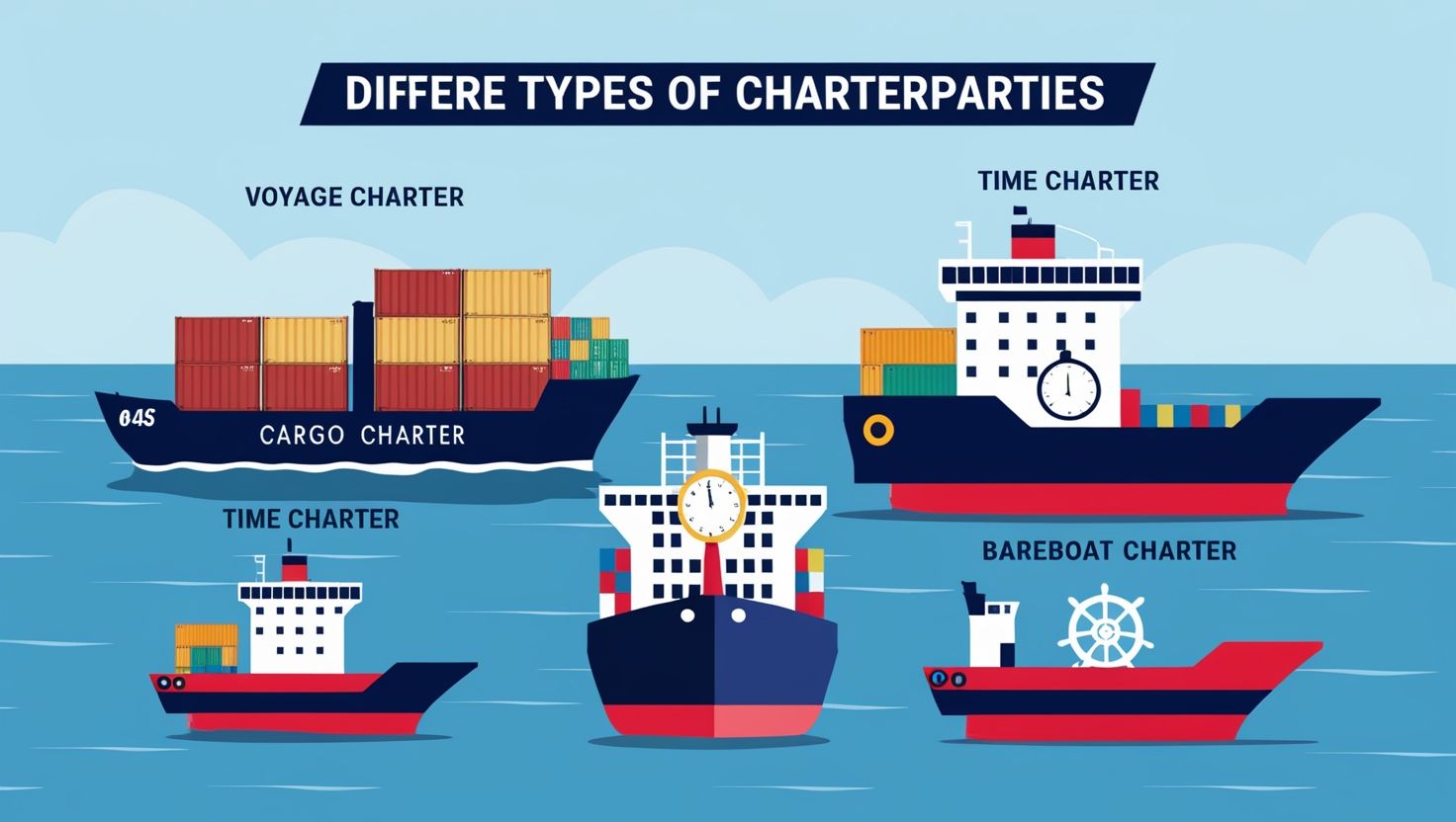 Differed Types of Ship Charterparties